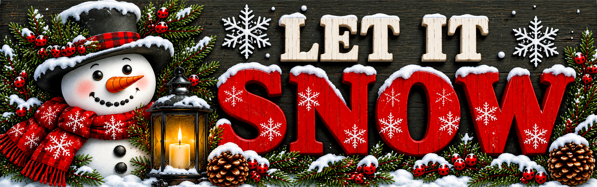 Interchangeable Holiday Sign Inserts