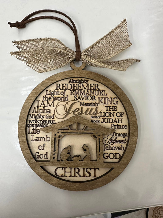 Special Jesus Names Ornament