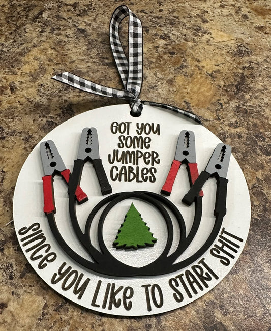 Jumper Cable Ornament